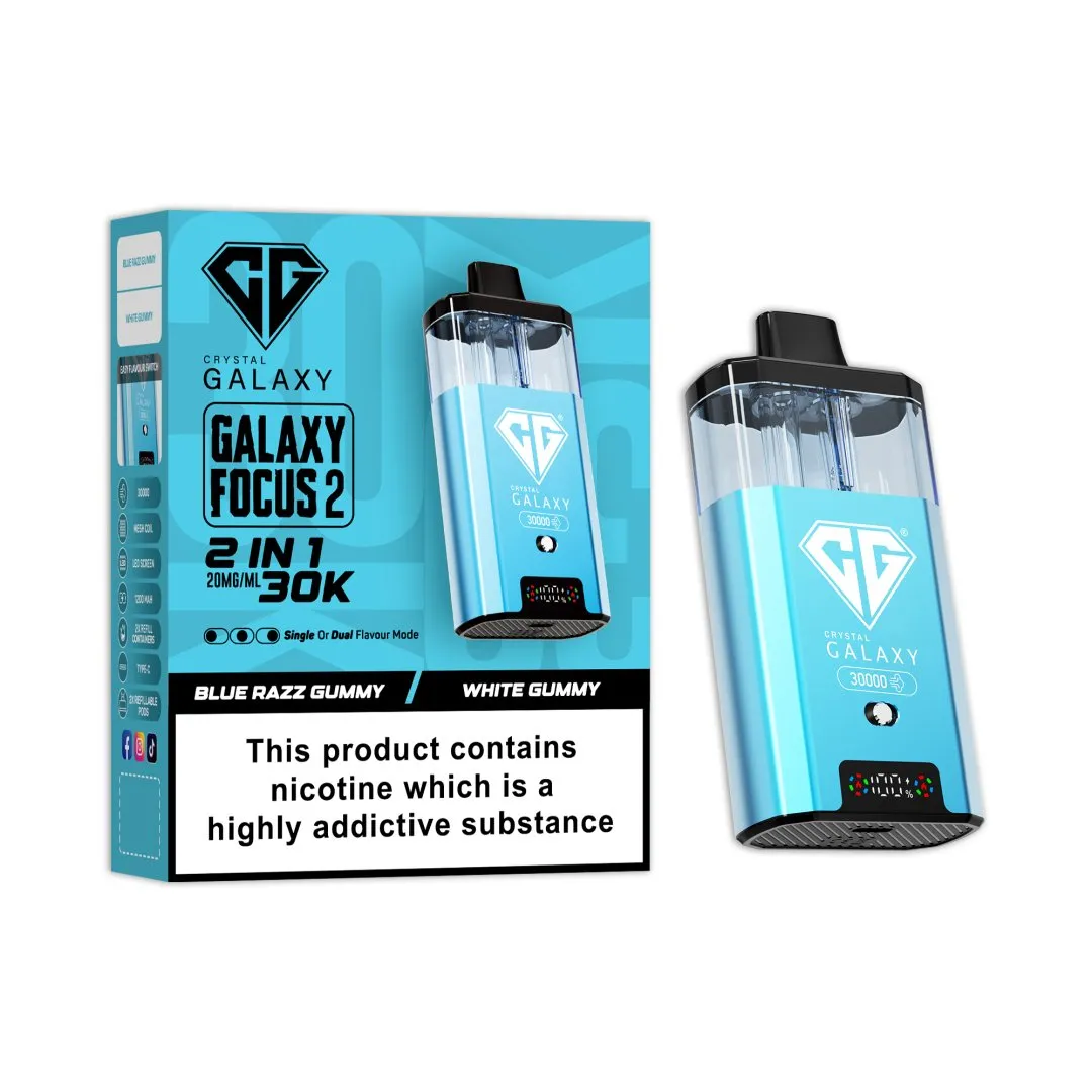 Crystal Galaxy Focus 2 30K Puffs Prefilled Pod Kit | Only £14.99 | Any 3 for £36