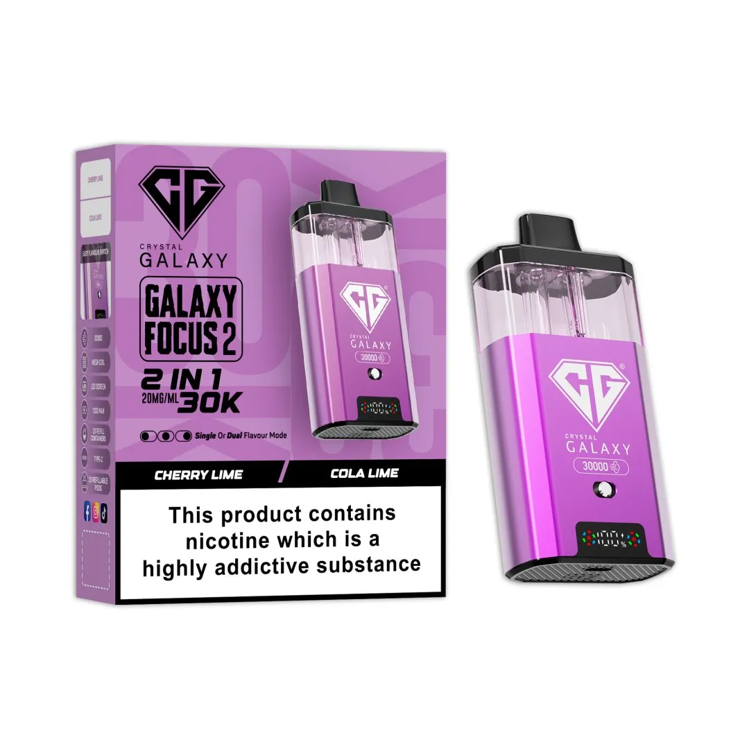 Crystal Galaxy Focus 2 30K Puffs Prefilled Pod Kit | Only £14.99 | Any 3 for £36