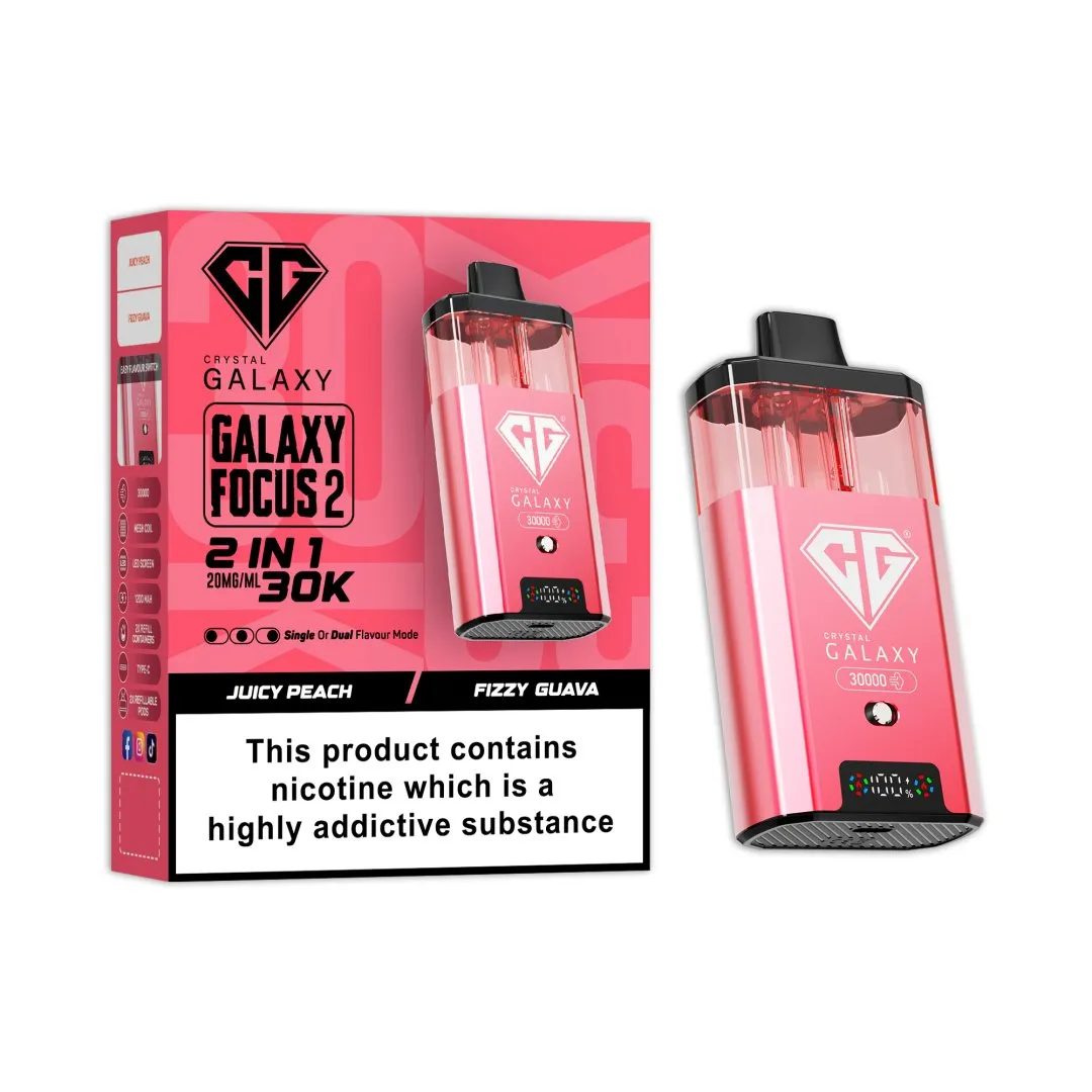 Crystal Galaxy Focus 2 30K Puffs Prefilled Pod Kit | Only £14.99 | Any 3 for £36