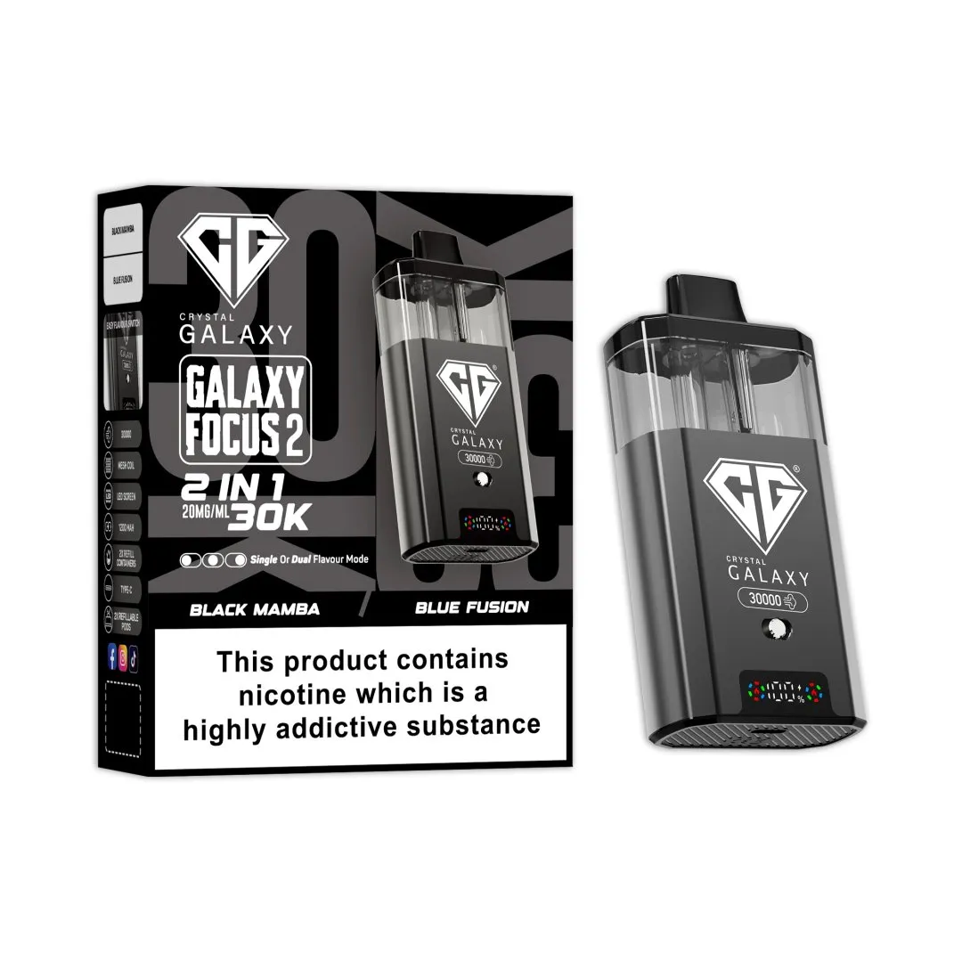 Crystal Galaxy Focus 2 30K Puffs Prefilled Pod Kit | Only £14.99 | Any 3 for £36