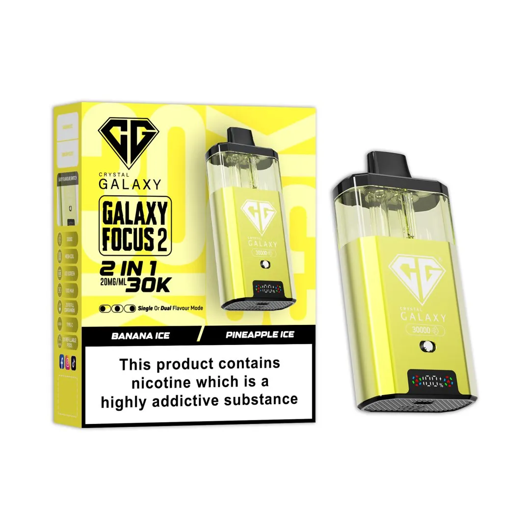 Crystal Galaxy Focus 2 30K Puffs Prefilled Pod Kit | Only £14.99 | Any 3 for £36