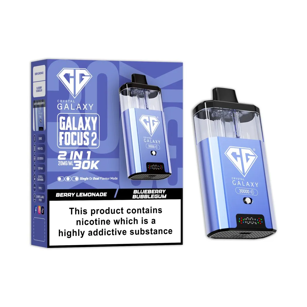 Crystal Galaxy Focus 2 30K Puffs Prefilled Pod Kit | Only £14.99 | Any 3 for £36