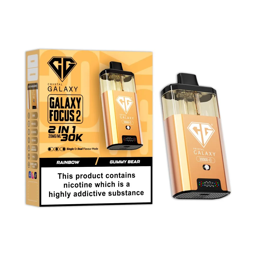 Crystal Galaxy Focus 2 30K Puffs Prefilled Pod Kit | Only £14.99 | Any 3 for £36