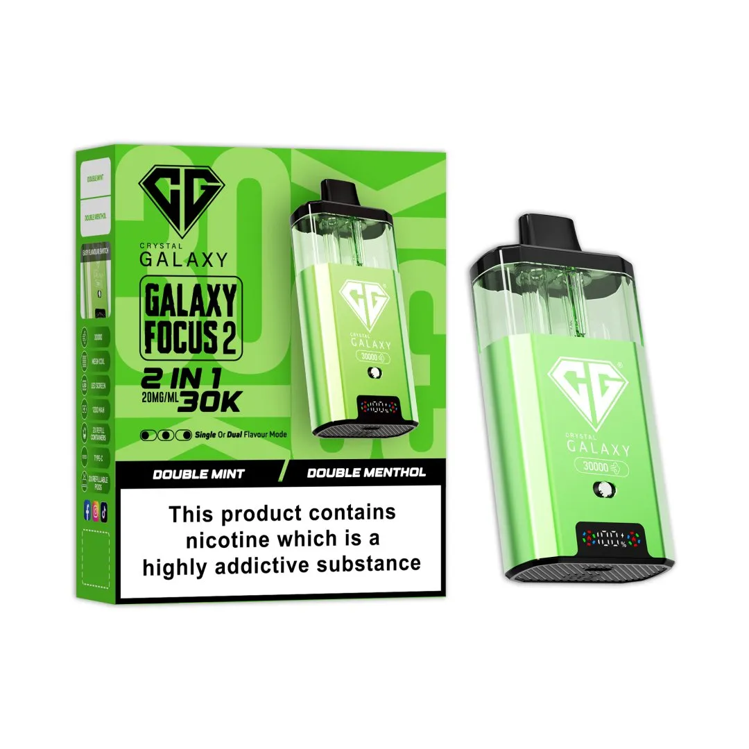 Crystal Galaxy Focus 2 30K Puffs Prefilled Pod Kit | Only £14.99 | Any 3 for £36