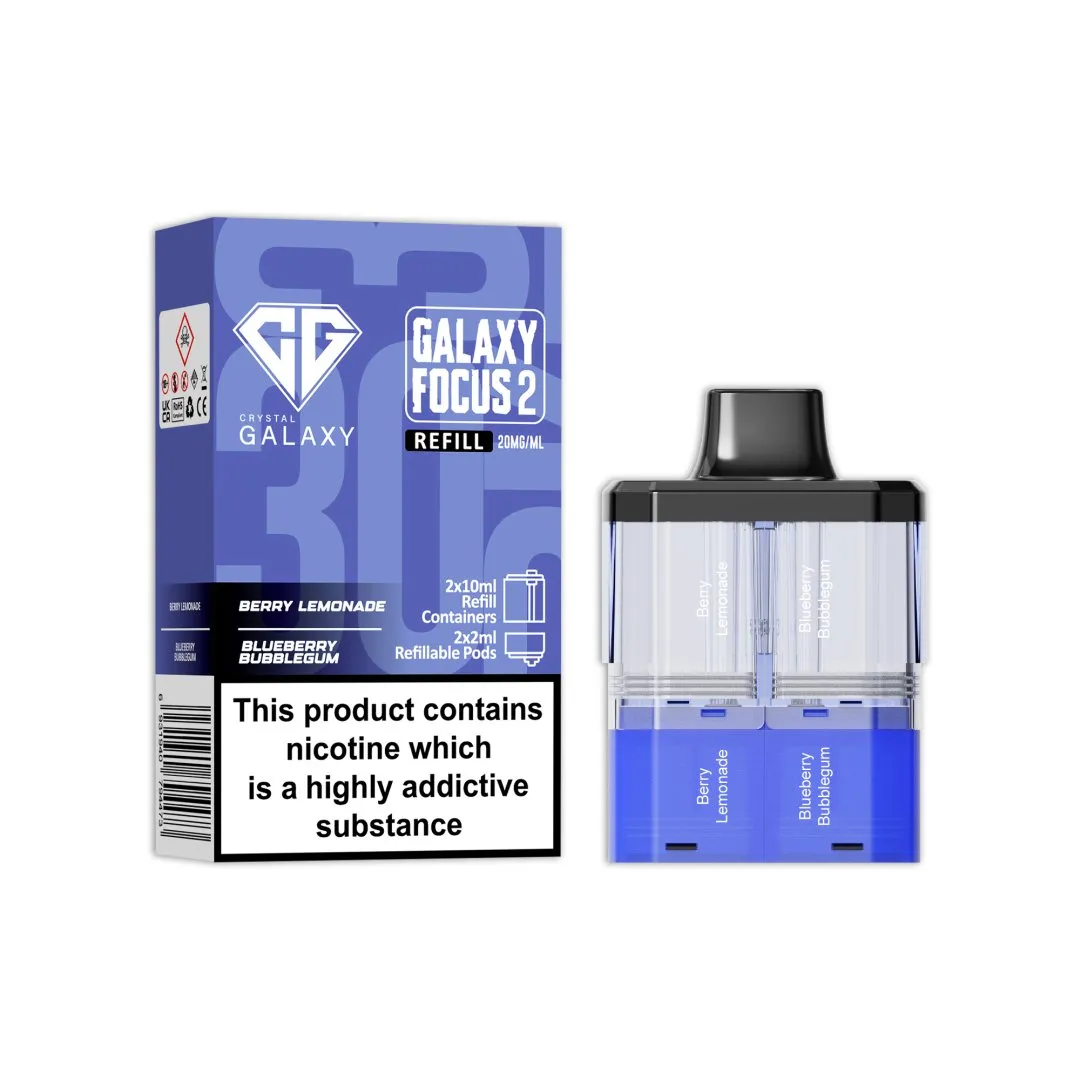 Crystal Galaxy Focus 2 30K Refill Pods | Only £7.99 | Any 3 for £21