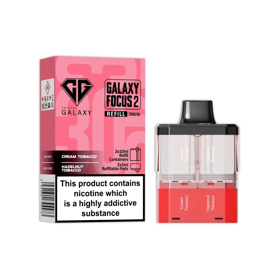 Crystal Galaxy Focus 2 30K Refill Pods | Only £7.99 | Any 3 for £21