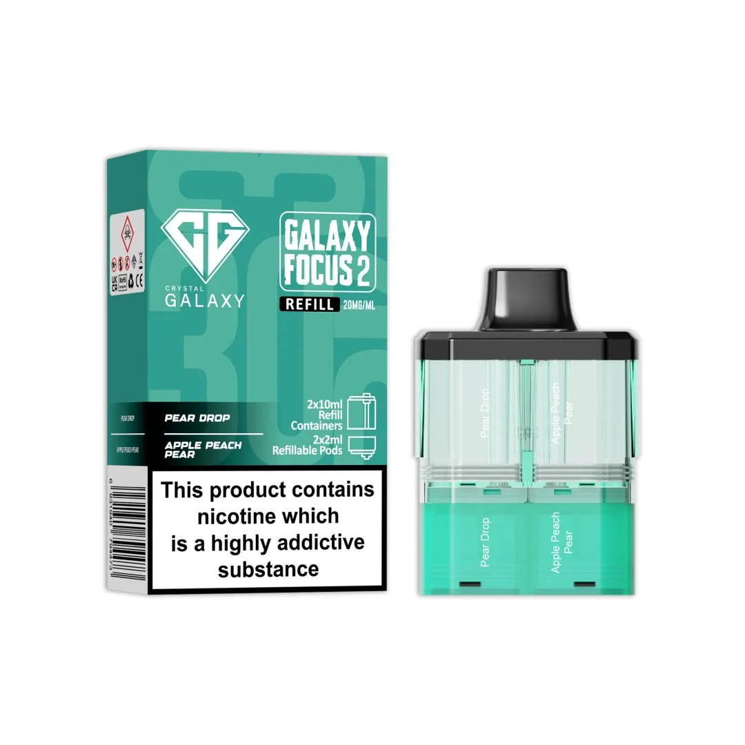Crystal Galaxy Focus 2 30K Refill Pods | Only £7.99 | Any 3 for £21