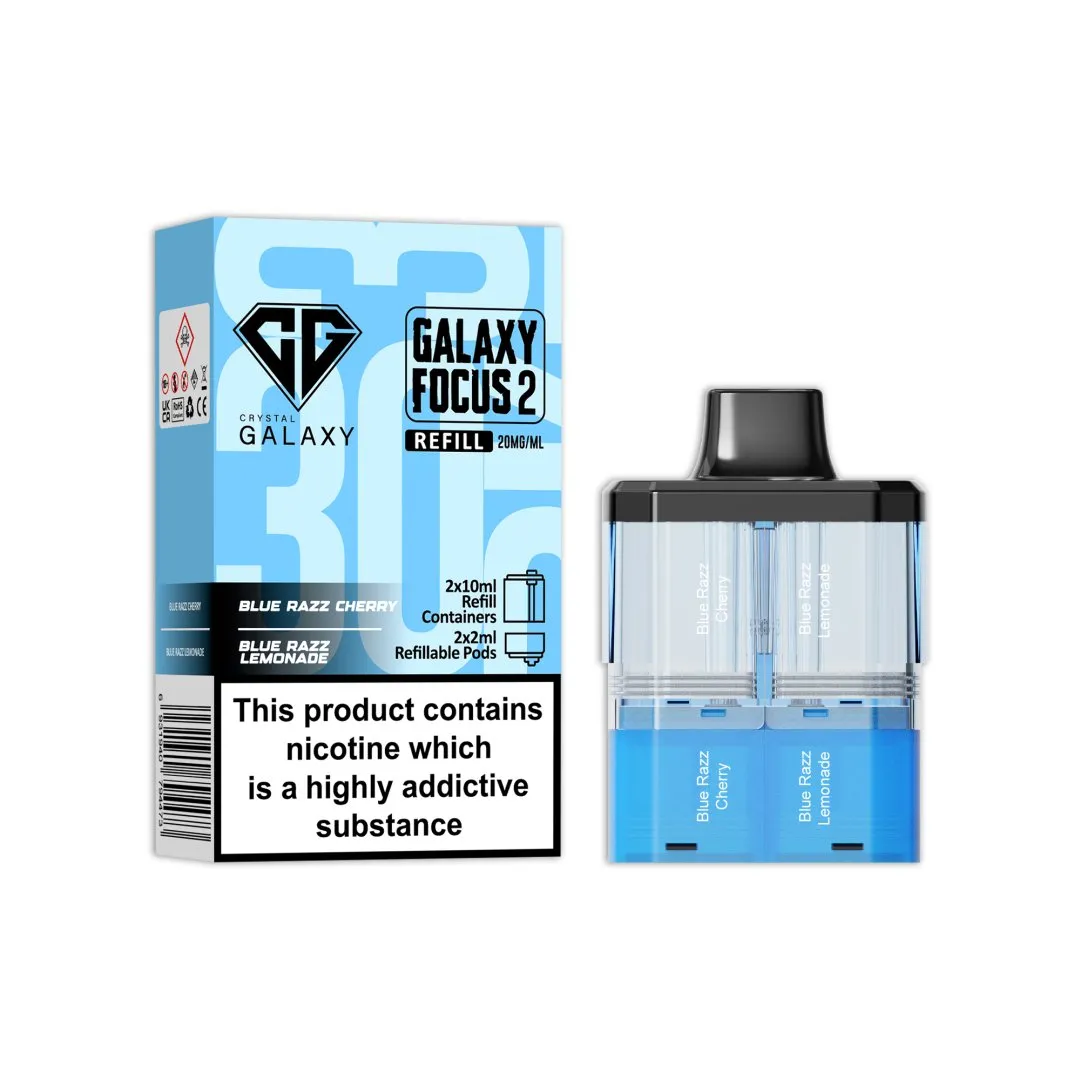 Crystal Galaxy Focus 2 30K Refill Pods | Only £7.99 | Any 3 for £21