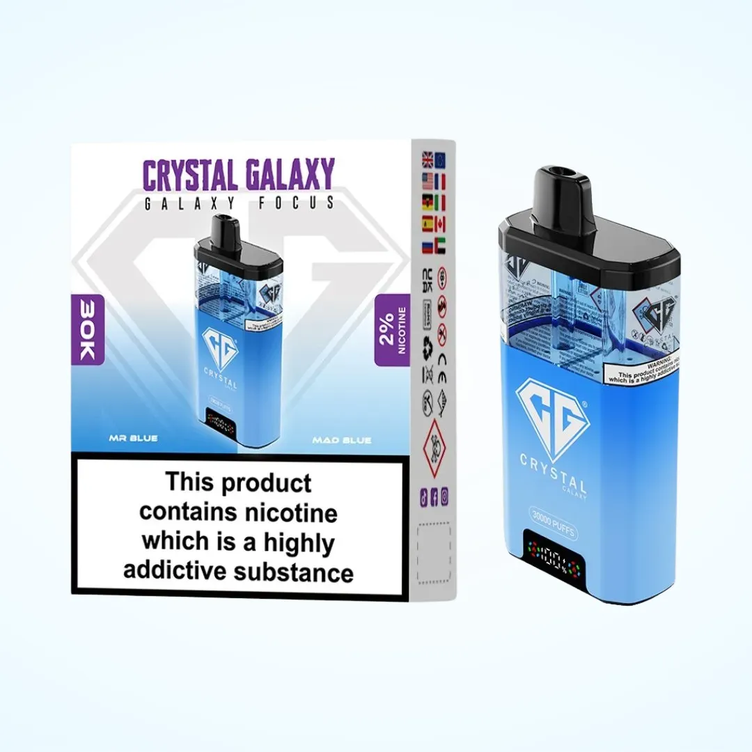 Crystal Galaxy Focus 30K Puffs Vape | Only £8.99 | Buy 3 for £24