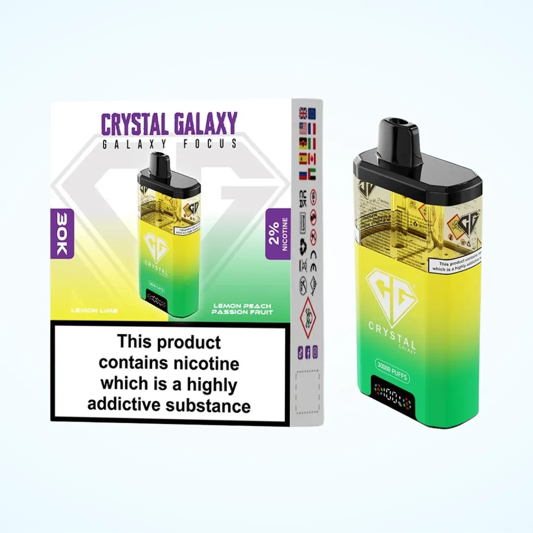 Crystal Galaxy Focus 30K Puffs Vape | Only £8.99 | Buy 3 for £24