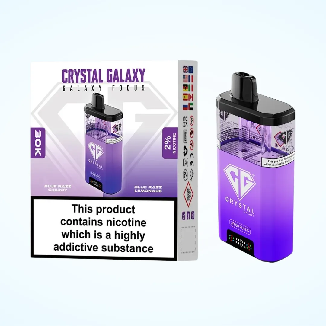 Crystal Galaxy Focus 30K Puffs Vape | Only £8.99 | Buy 3 for £24