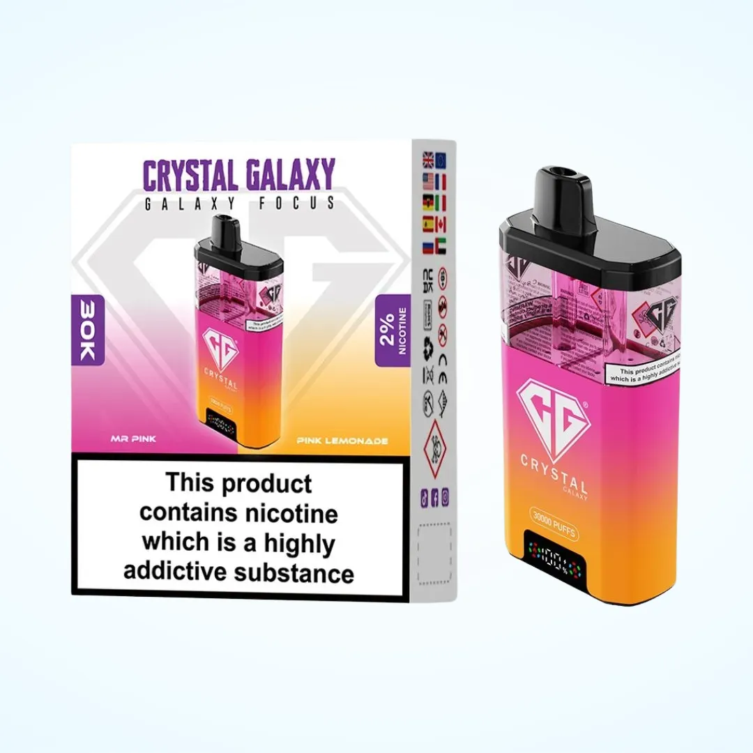 Crystal Galaxy Focus 30K Puffs Vape | Only £8.99 | Buy 3 for £24