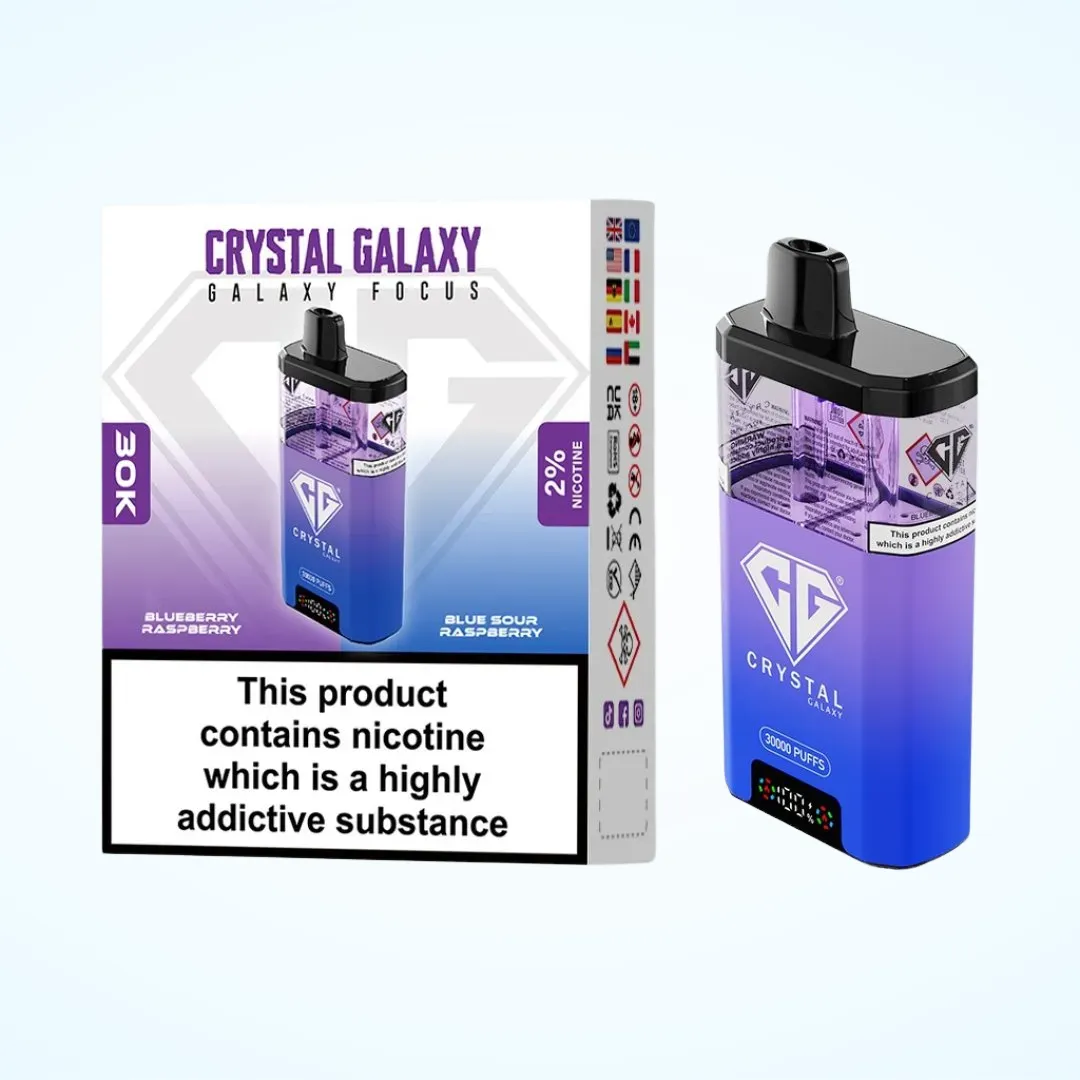 Crystal Galaxy Focus 30K Puffs Vape | Only £8.99 | Buy 3 for £24