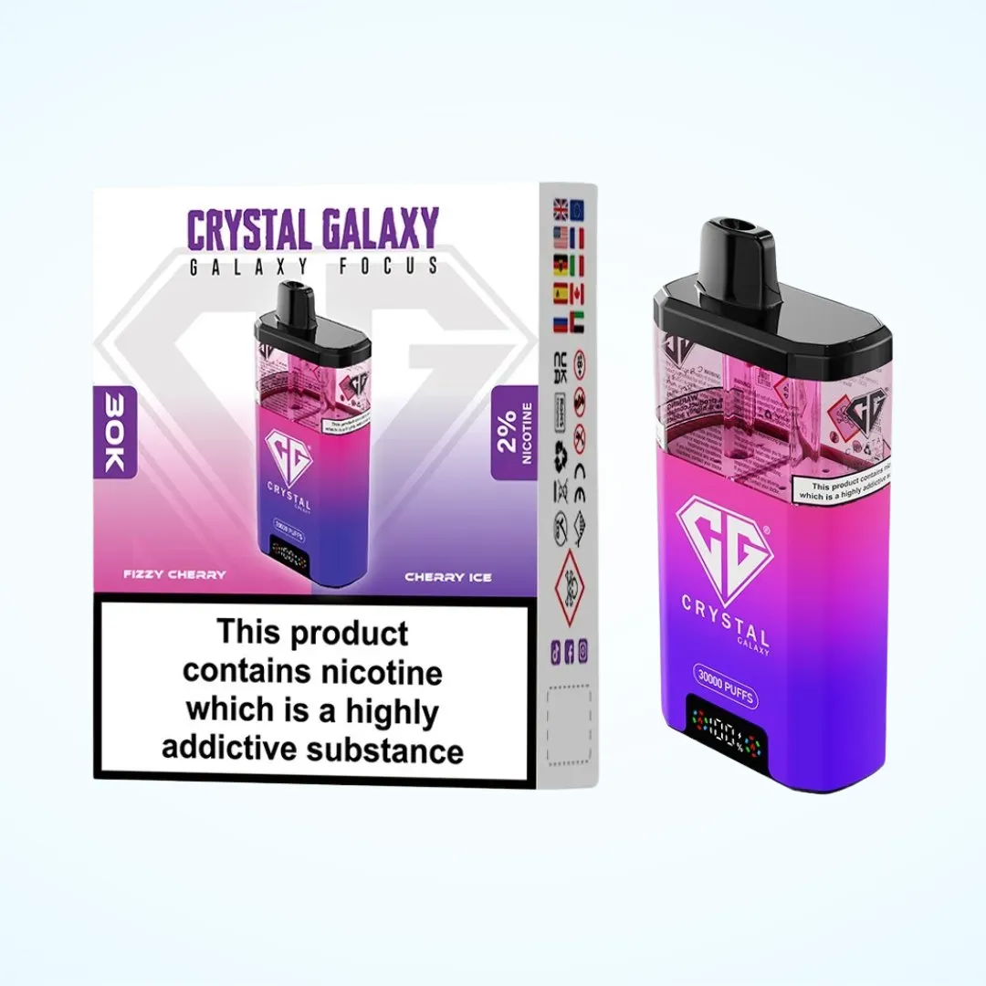 Crystal Galaxy Focus 30K Puffs Vape | Only £8.99 | Buy 3 for £24