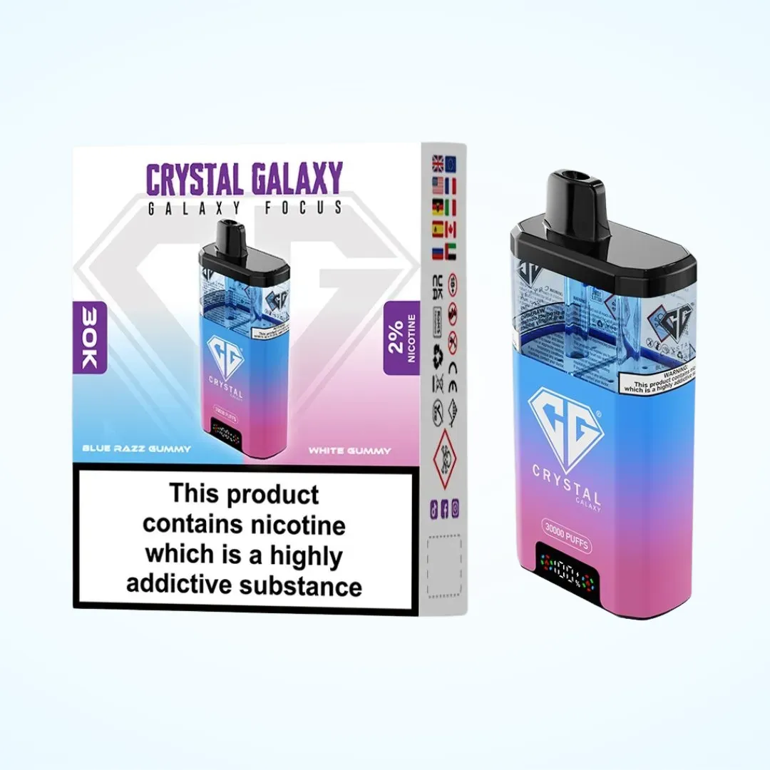 Crystal Galaxy Focus 30K Puffs Vape | Only £8.99 | Buy 3 for £24