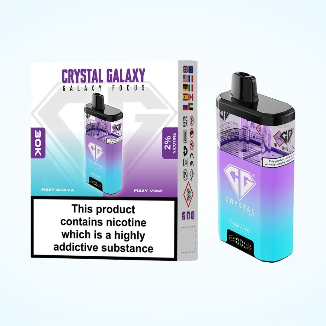 Crystal Galaxy Focus 30K Puffs Vape | Only £8.99 | Buy 3 for £24