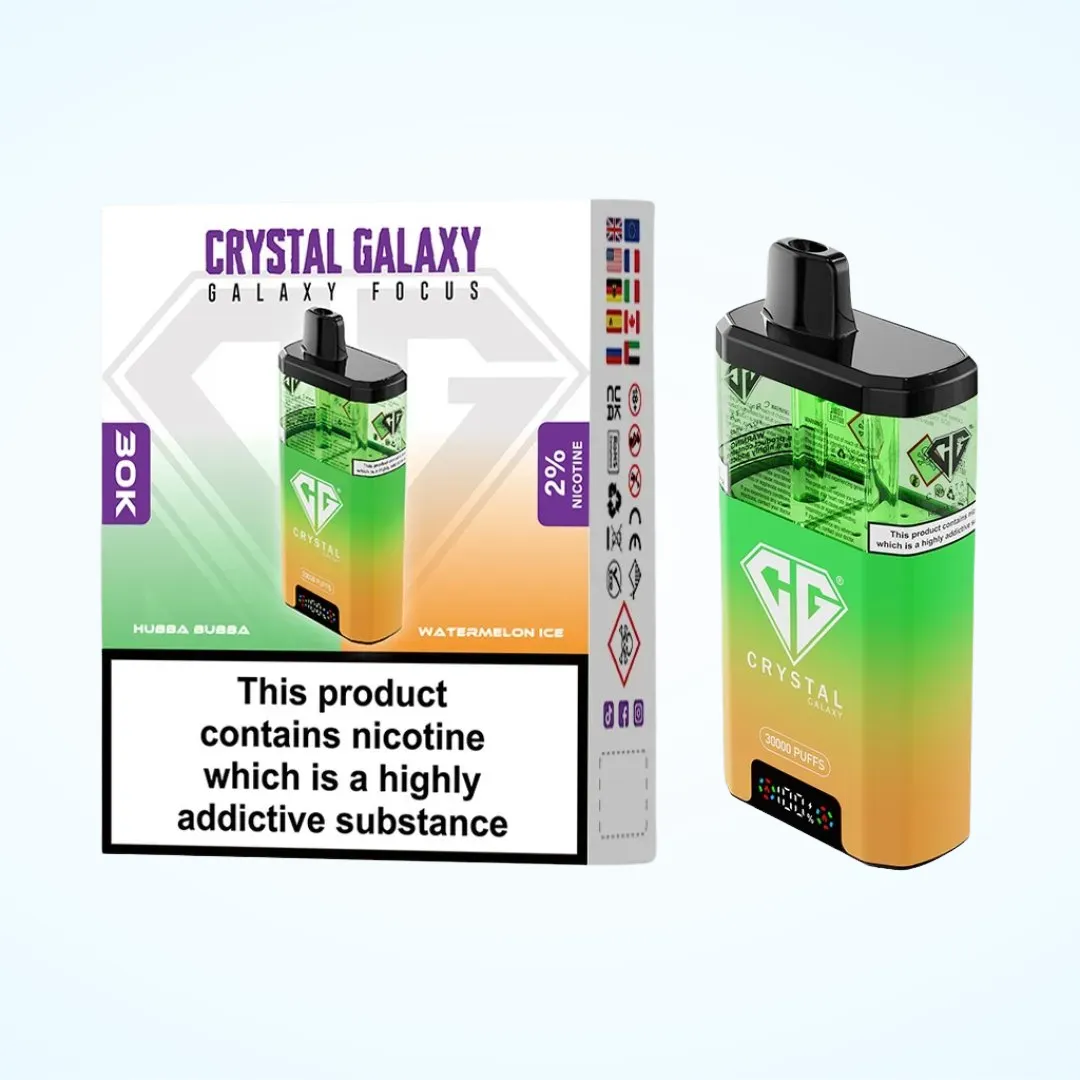 Crystal Galaxy Focus 30K Puffs Vape | Only £8.99 | Buy 3 for £24