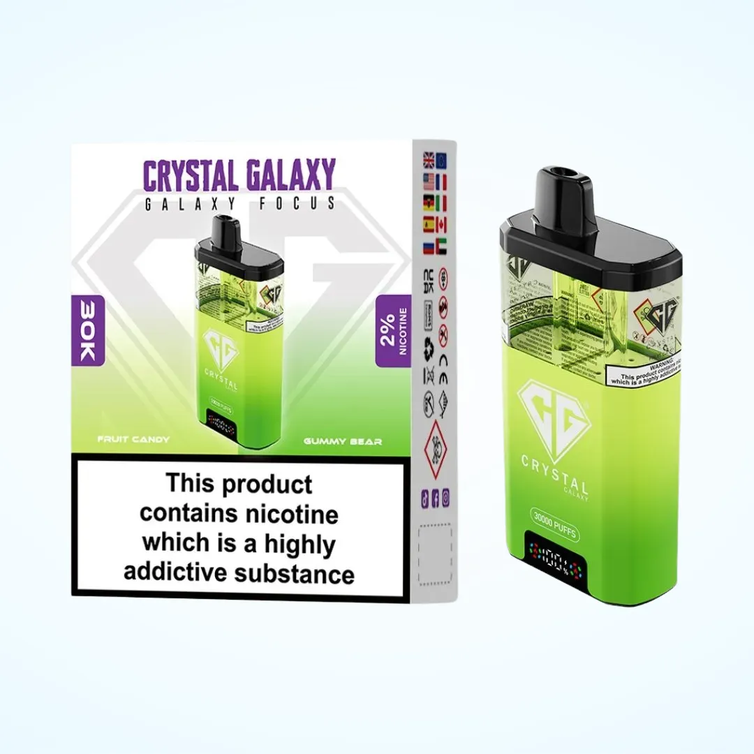 Crystal Galaxy Focus 30K Puffs Vape | Only £8.99 | Buy 3 for £24