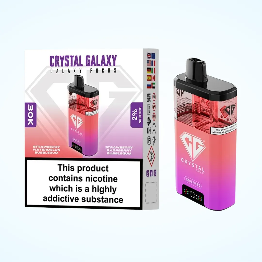 Crystal Galaxy Focus 30K Puffs Vape | Only £8.99 | Buy 3 for £24