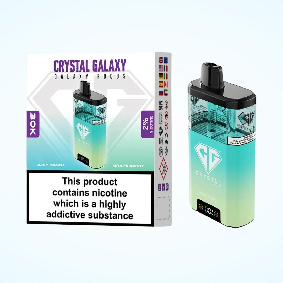 Crystal Galaxy Focus 30K Puffs Vape | Only £8.99 | Buy 3 for £24