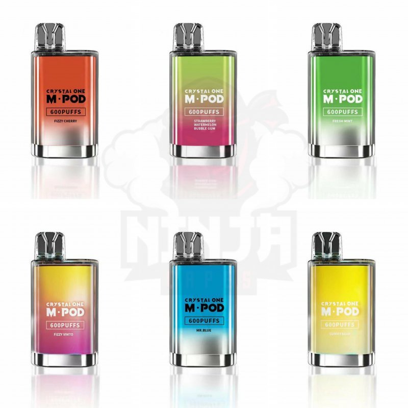 Crystal M Pod 600 Puffs Disposable Vape | Only £1.99 | Any 5 for £8