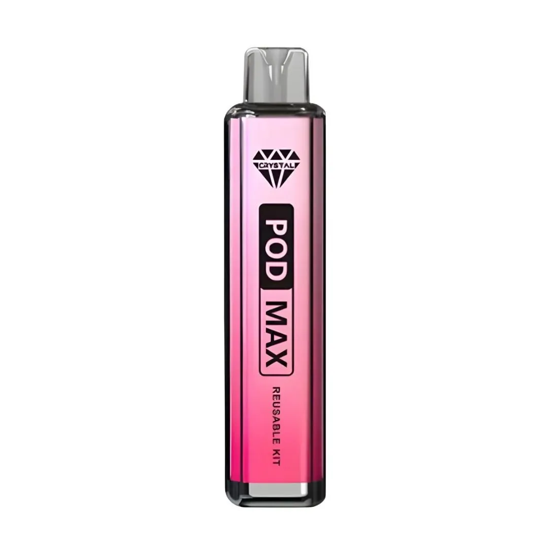 Crystal Pod Max 12K Puffs Refillable Pod Kit (Only Device) | Only £12.99 | Free 10ml Nic Salt