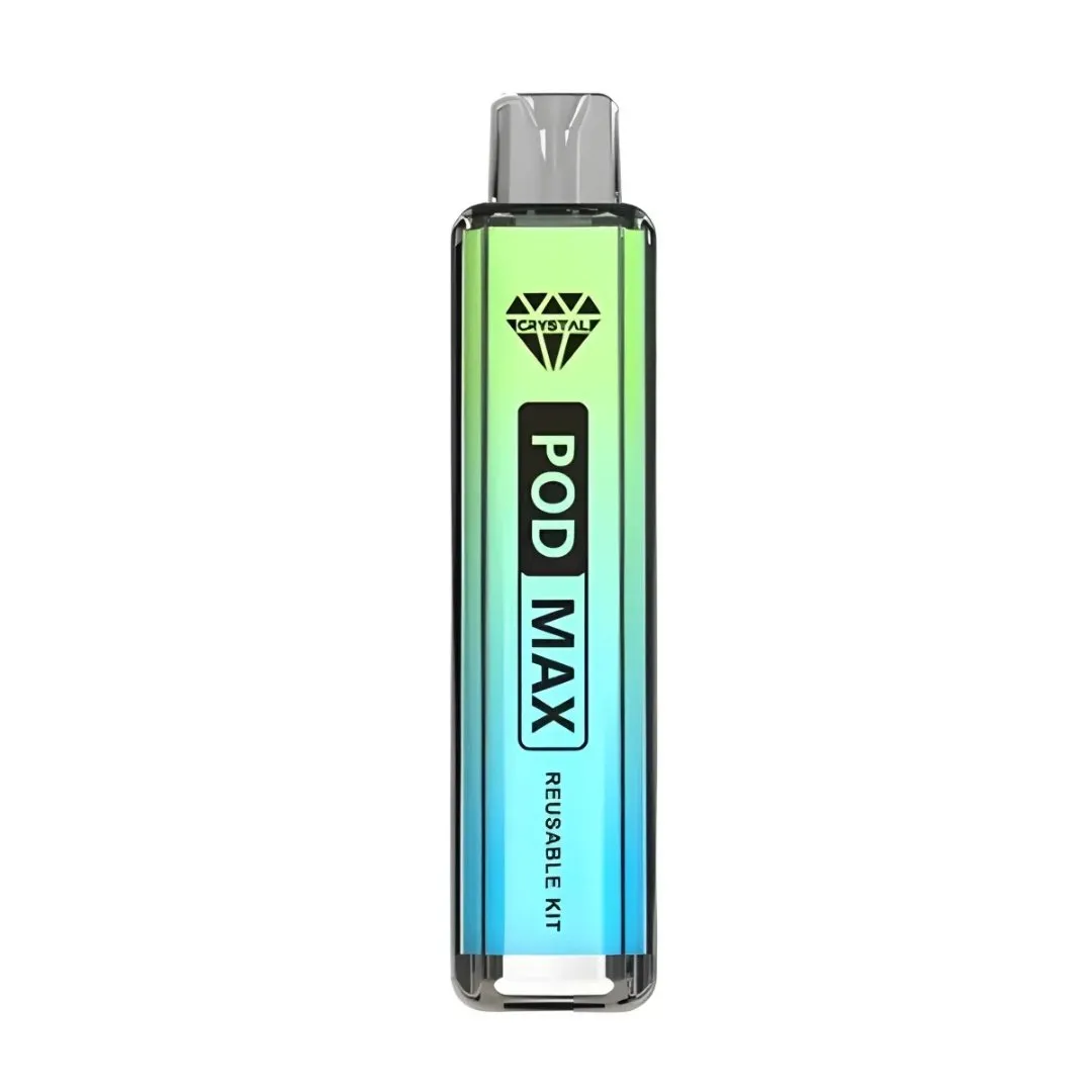 Crystal Pod Max 12K Puffs Refillable Pod Kit (Only Device) | Only £12.99 | Free 10ml Nic Salt