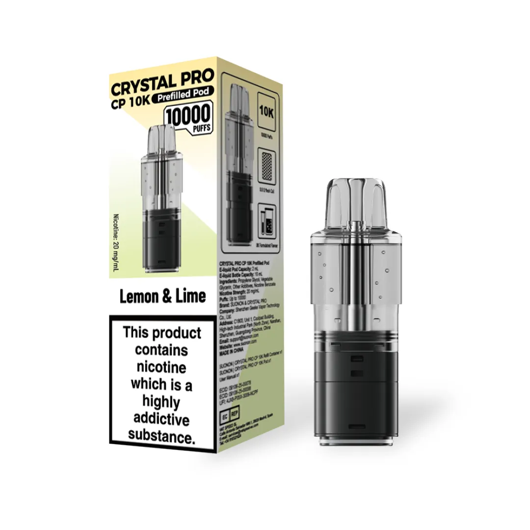 Crystal Pro CP 10K Prefilled Refill Pods | Only £6.49 | Any 3 for £18