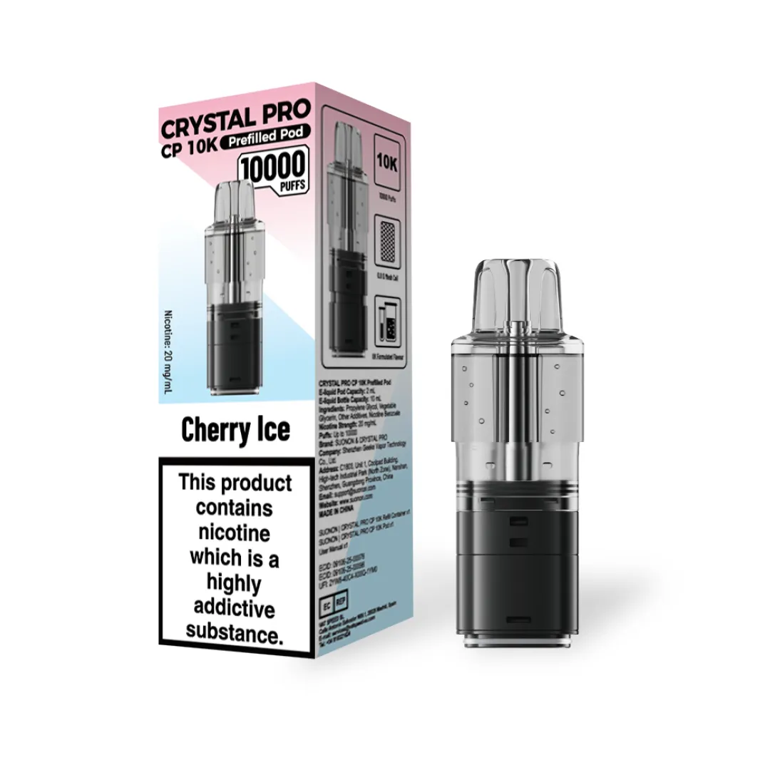 Crystal Pro CP 10K Prefilled Refill Pods | Only £6.49 | Any 3 for £18