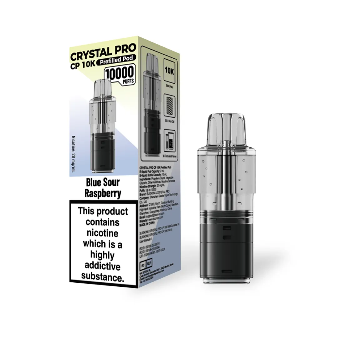 Crystal Pro CP 10K Prefilled Refill Pods | Only £6.49 | Any 3 for £18