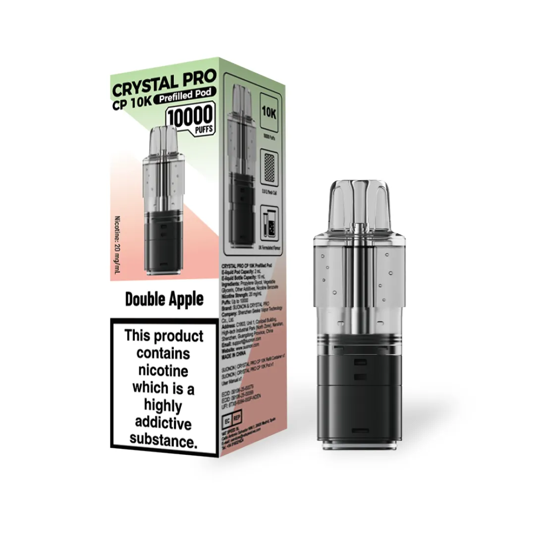 Crystal Pro CP 10K Prefilled Refill Pods | Only £6.49 | Any 3 for £18
