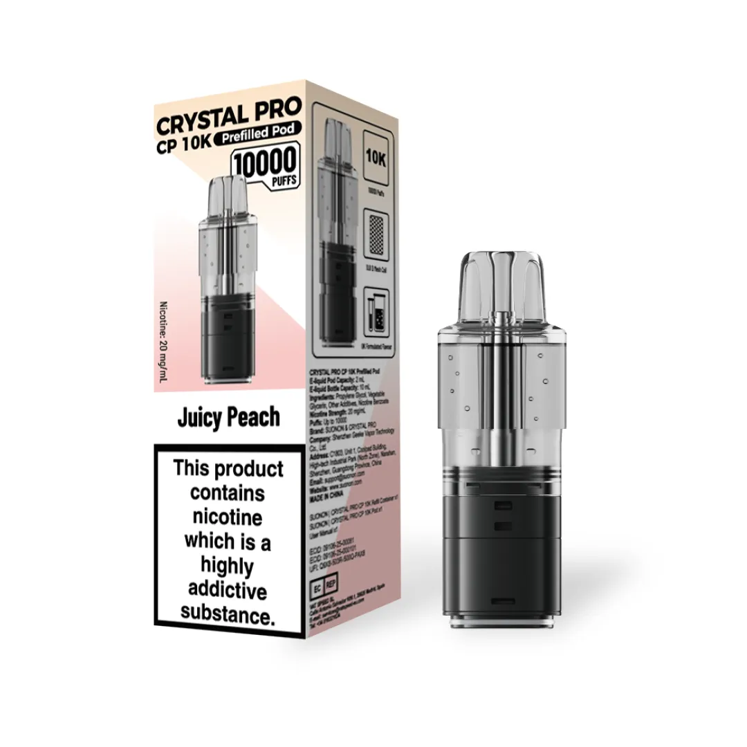 Crystal Pro CP 10K Prefilled Refill Pods | Only £6.49 | Any 3 for £18