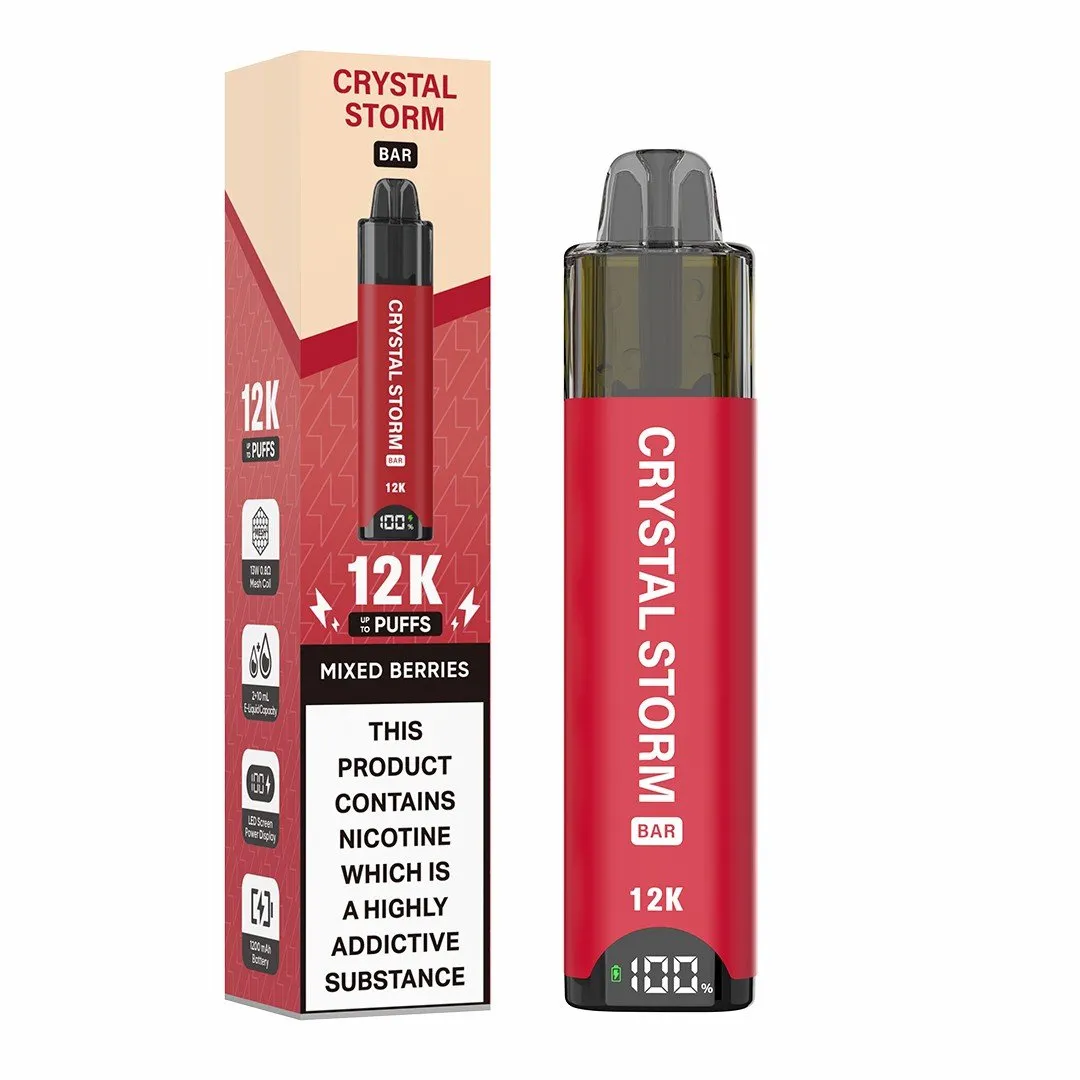 Crystal Storm 12K Puffs Prefilled Pod Kit | Only £7.99 | Any 3 for £21