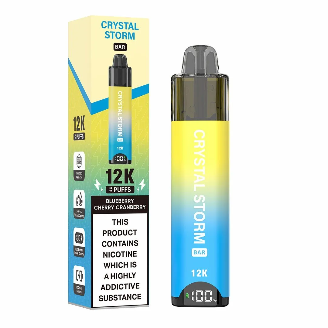 Crystal Storm 12K Puffs Prefilled Pod Kit | Only £7.99 | Any 3 for £21
