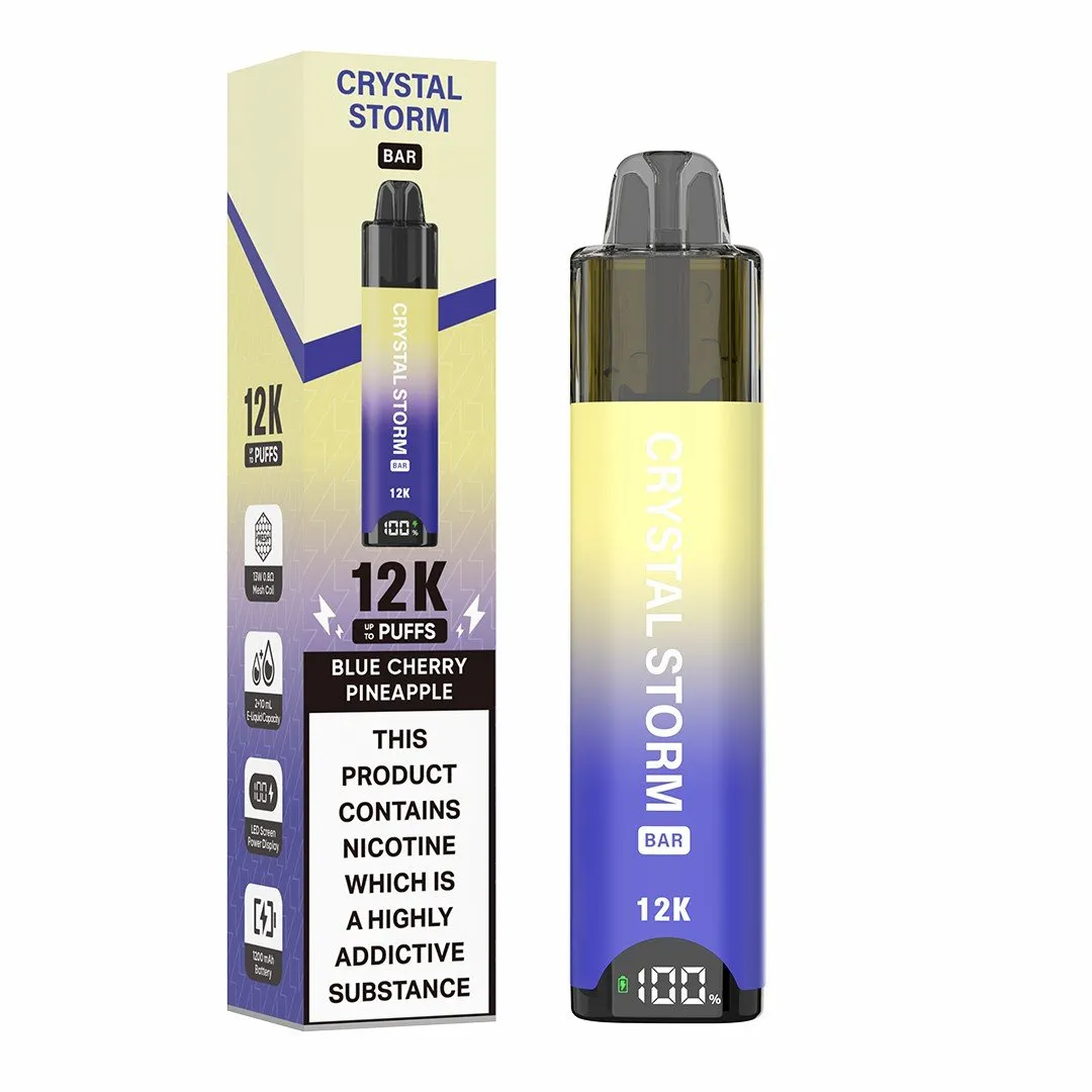 Crystal Storm 12K Puffs Prefilled Pod Kit | Only £7.99 | Any 3 for £21