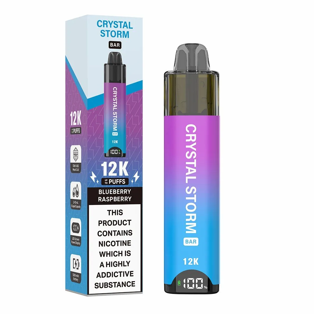 Crystal Storm 12K Puffs Prefilled Pod Kit | Only £7.99 | Any 3 for £21