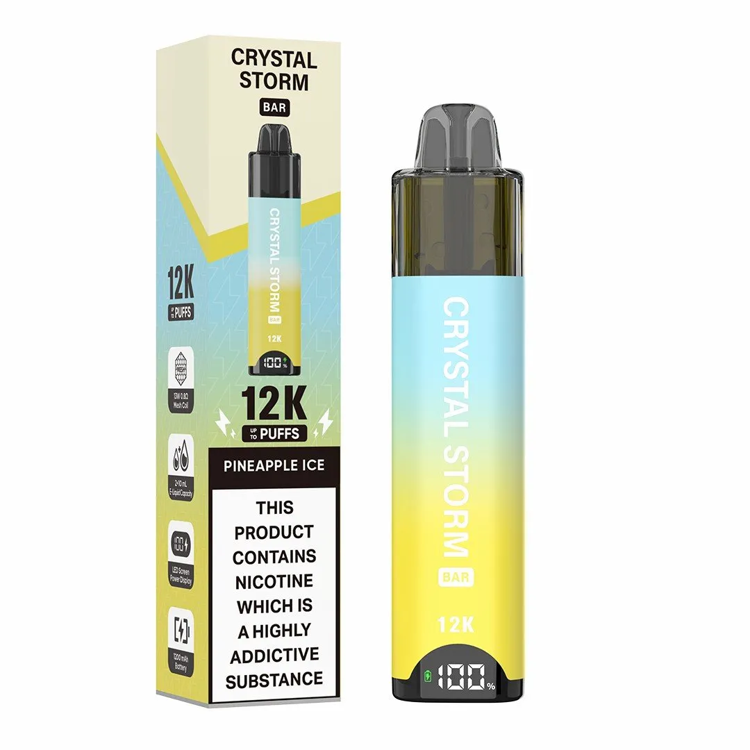 Crystal Storm 12K Puffs Prefilled Pod Kit | Only £7.99 | Any 3 for £21