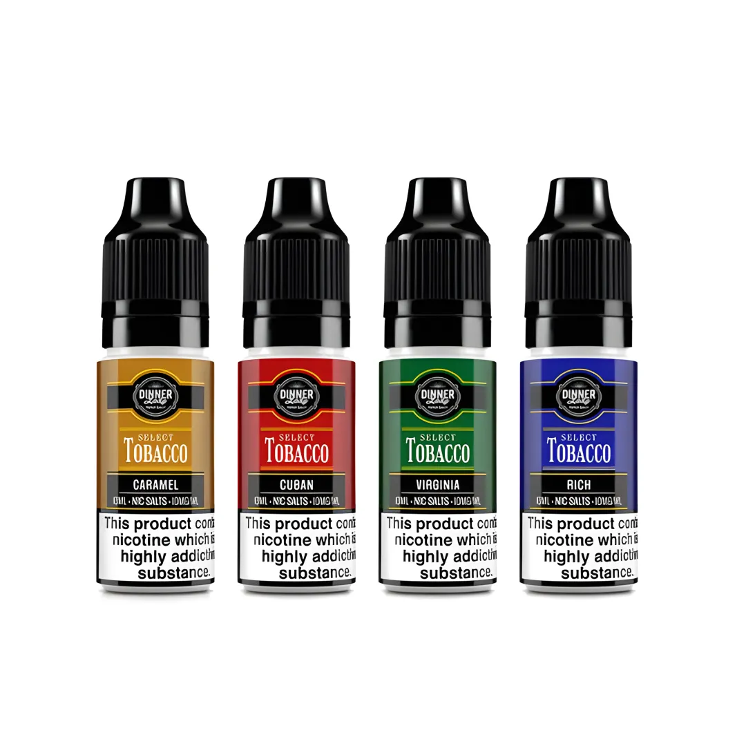 Dinner Lady Select Tobacco Nic Salts 10ml
