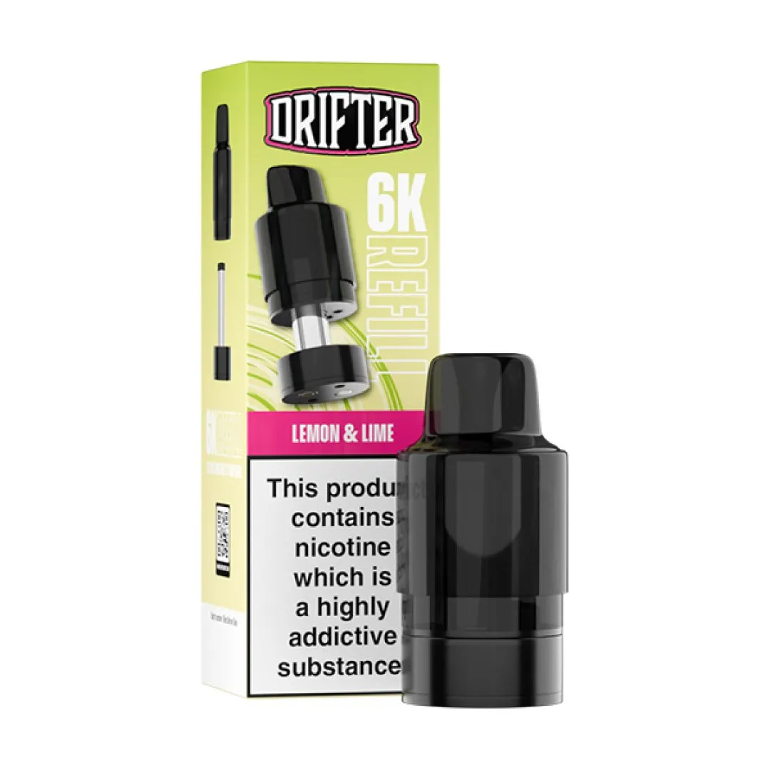 Drifter Bar 6000 Puffs Prefilled Refill Pods | Only £3.49 | Any 3 for £9