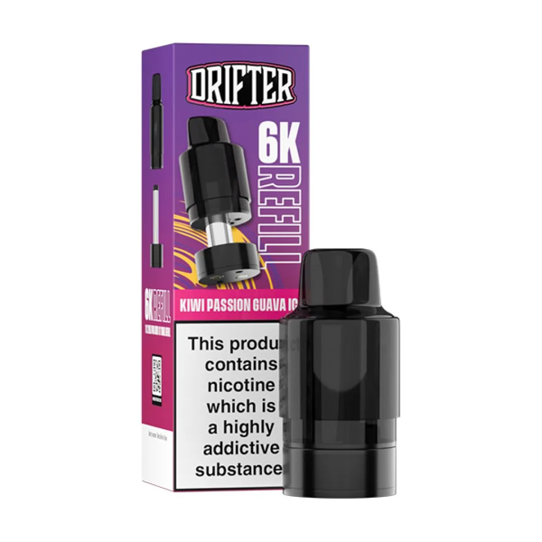 Drifter Bar 6000 Puffs Prefilled Refill Pods | Only £3.49 | Any 3 for £9