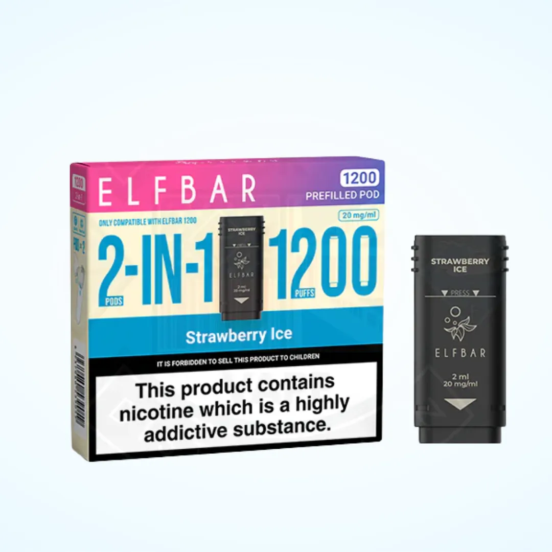 Elf Bar 1200 Prefilled Vape Pods | Only £4.99 | Any 3 for £12