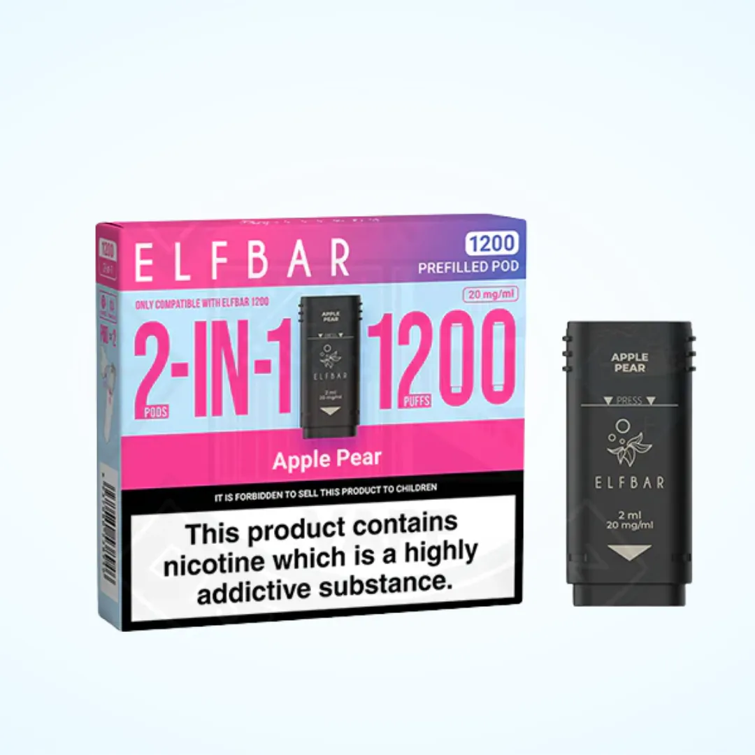 Elf Bar 1200 Prefilled Vape Pods | Only £4.99 | Any 3 for £12