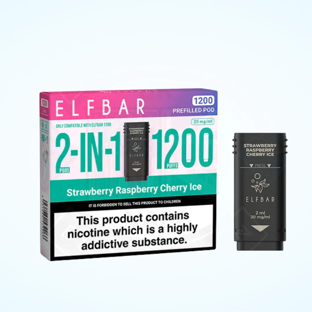 Elf Bar 1200 Prefilled Vape Pods | Only £4.99 | Any 3 for £12