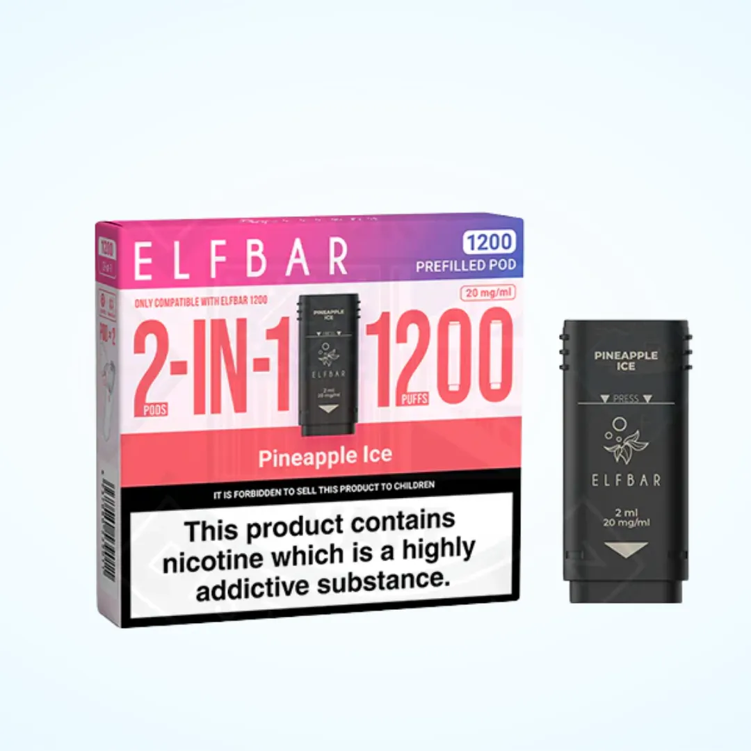 Elf Bar 1200 Prefilled Vape Pods | Only £4.99 | Any 3 for £12