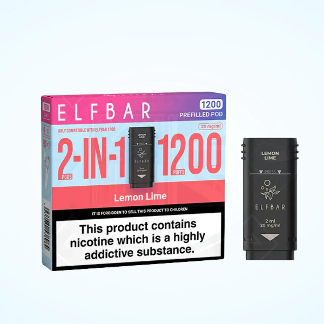 Elf Bar 1200 Prefilled Vape Pods | Only £4.99 | Any 3 for £12