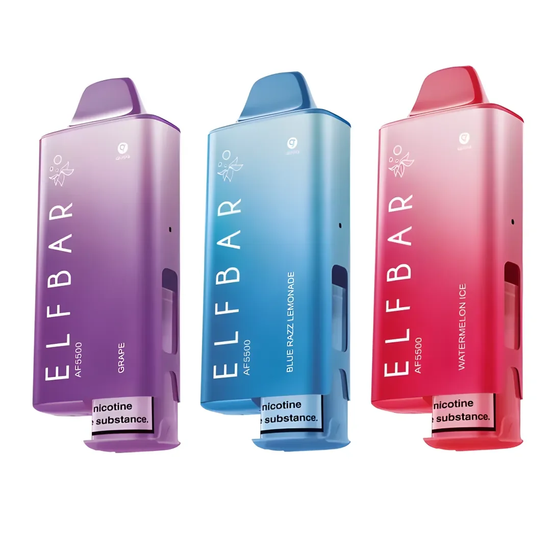 Elf Bar AF5500 Puffs Refillable Kit | Only £4.99 | Any 3 for £14
