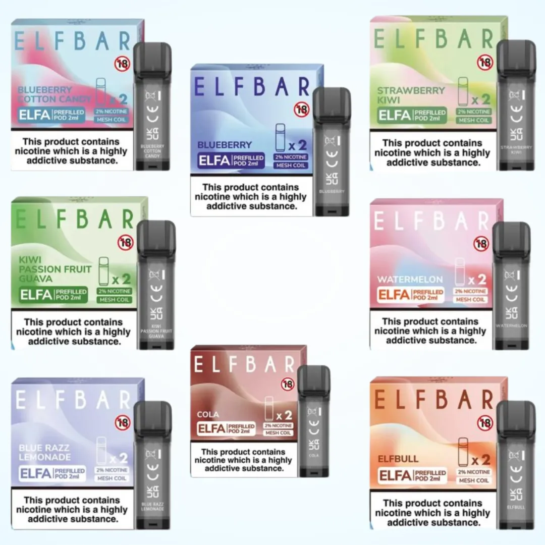 Elf Bar ELFA Prefilled 2ml E-Liquid Pods