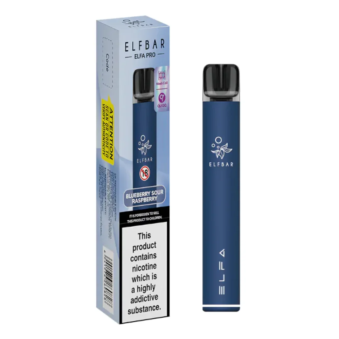 Elf Bar ELFA Pro 600 Puffs Prefilled Pod Kit | Only £5.99 | Any 3 for £16