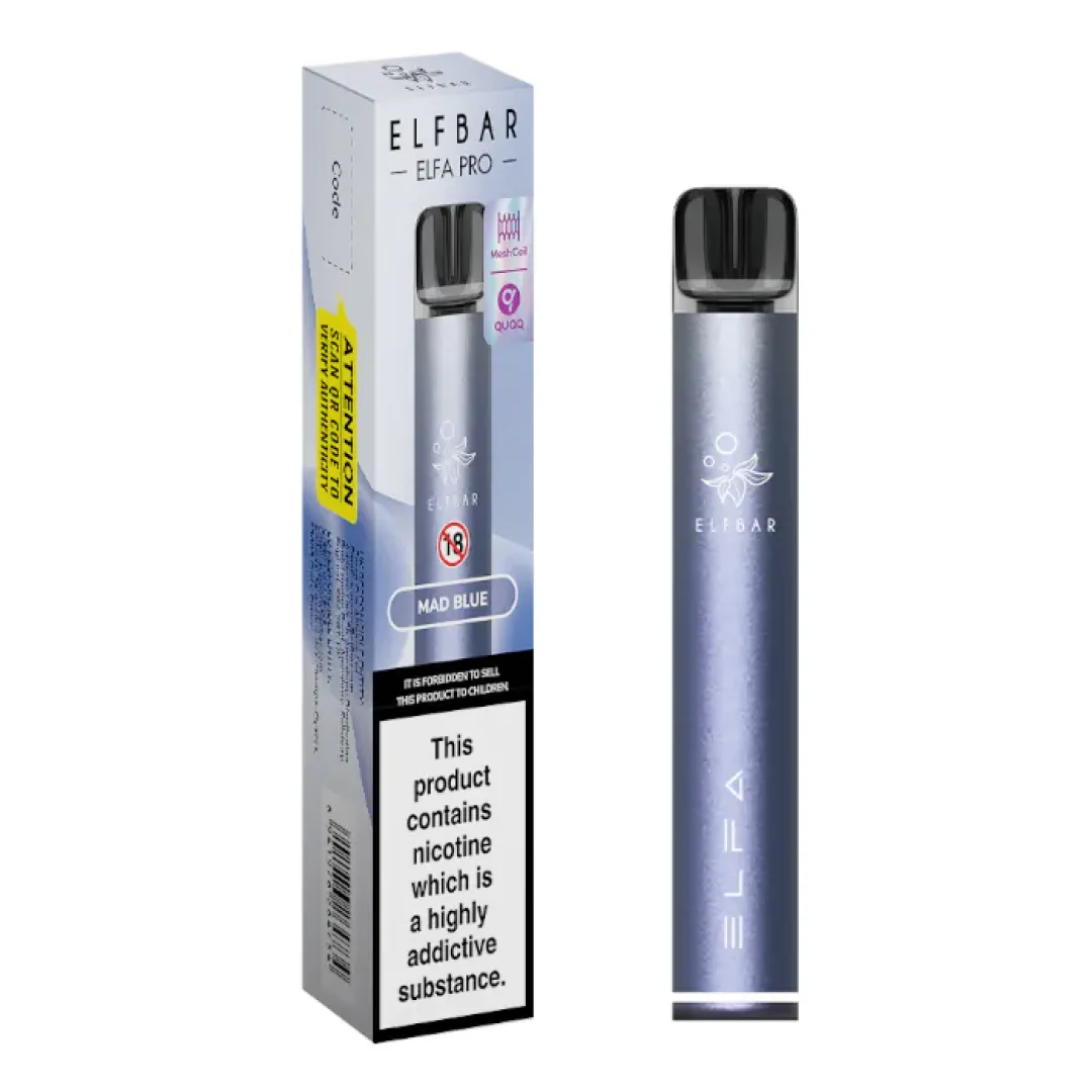 Elf Bar ELFA Pro 600 Puffs Prefilled Pod Kit | Only £5.99 | Any 3 for £16