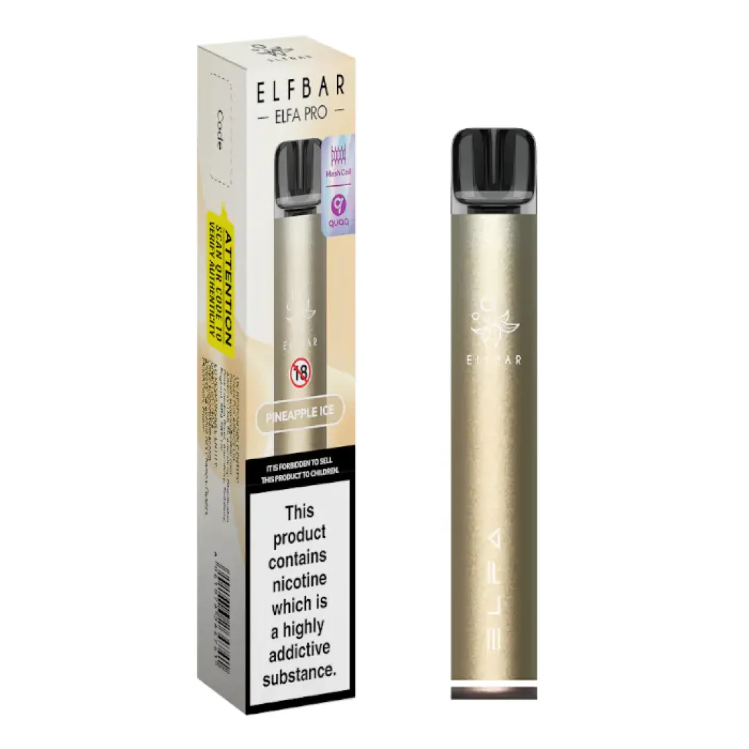 Elf Bar ELFA Pro 600 Puffs Prefilled Pod Kit | Only £5.99 | Any 3 for £16